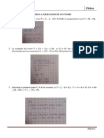 Ejercicio de Fisica 2021-I Vectores