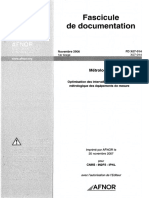 FD X 07-014 Metrologie Detemination Des Intervales de Mesure