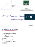 CN332: Computer Networks: Application Layer