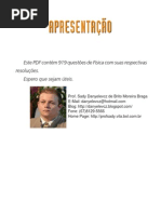 51625186 919 Questoes de Fisica Resolvidas