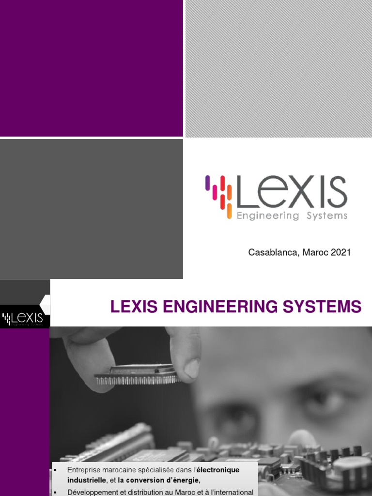 Solutions Électroniques Lexis Maroc | PDF | Maroc | Stockage de l'énergie