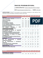 Infporme de Actividades Eps Rural 2023