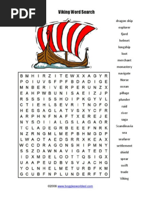 Viking Word Search