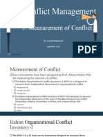 Measurement of Conflict