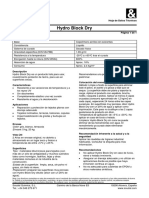 Hydro Block Dry: Hoja de Datos Técnicos