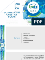 Radiochromi C Film Calibration FOR Dosimetry in Chest CT Scans