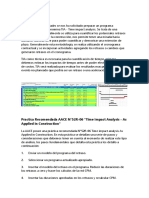 Practica Recomendada AACE N°52R-06 "Time Impact Analysis - As Applied in Construction"