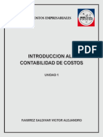 Unidad 1 Costos Empresariales Ramirez Saldivar Victor Alejandro