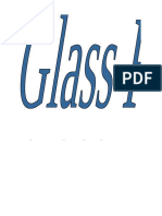 Glass Project 2015