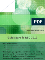 Componente Educación - Guías para La RBC OMS - 2012