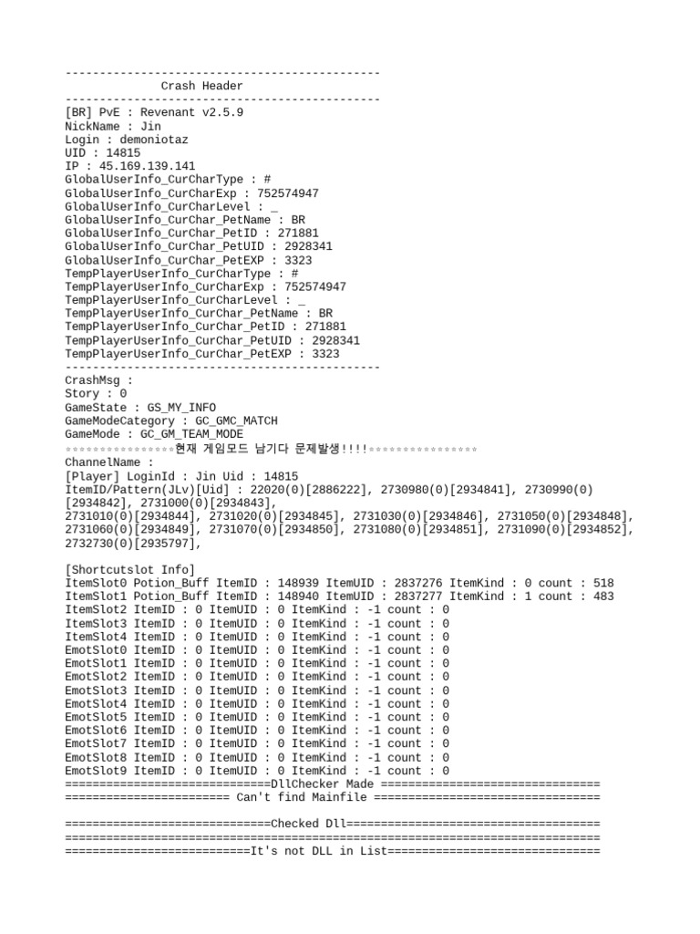 Crash Log PDF Operating System Technology Office Equipment