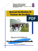 Manual Participante Modulo VI Tecnicas de Desalojo