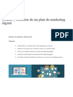 Diseño y Creación de Un Plan de Marketing Digital
