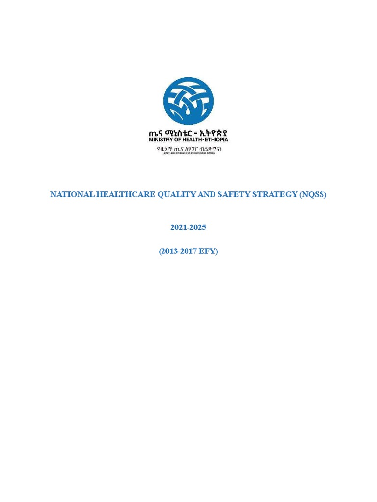Ethiopia National Healthcare Quality Strategy | PDF | Health Care ...