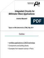 CMOS Integrated Circuits For Millimeter-Wave Applications Millimeter-Wave Applications