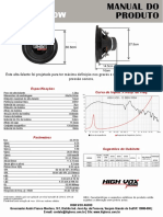 Manual Tormento SBW 350w 12pol