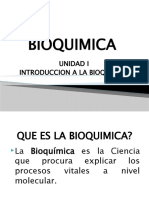 Bioquimica - Introduccion