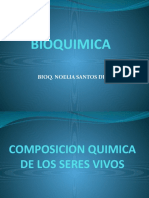 BIOQUIMICA - Composicion Quimica de Los Seres Vivos