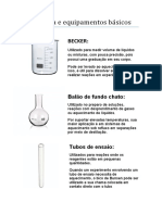 Vidraria e Equipamentos Básicos