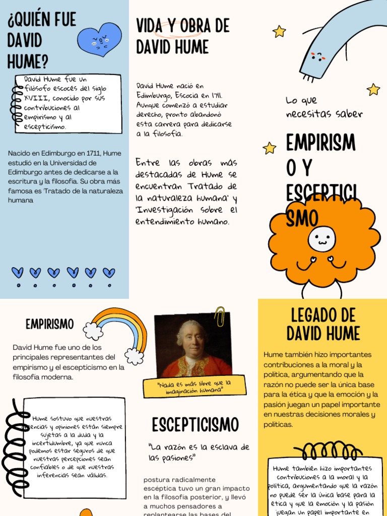 Folleto David Hume | PDF | David Hume | Escepticismo