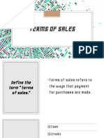 Terms of Sales
