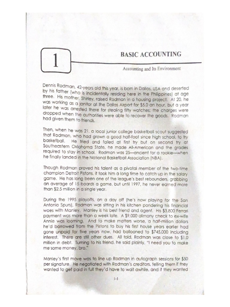 Intro to financial accounting module 1 accounting and its