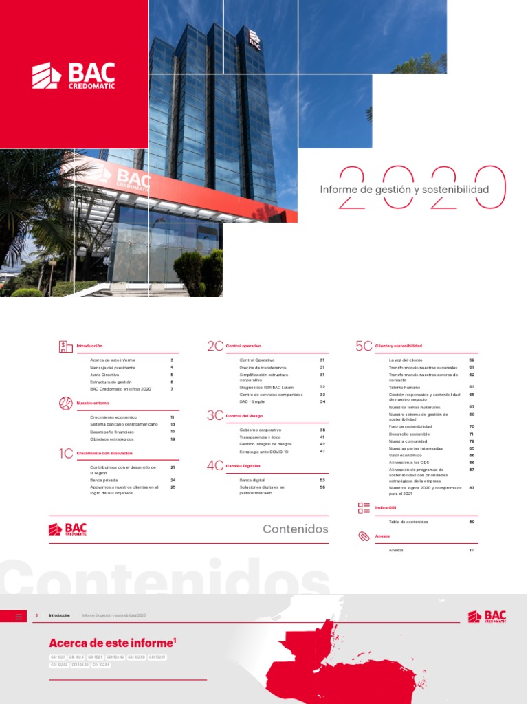 Memoria BAC Credomatic 2020 | PDF | normas internacionales de ...
