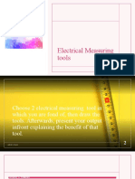 Electrical Measuring Tools-Enrichment Activity