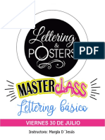 Guia Practica Master Class Gratuita de Lettering Basico Julio