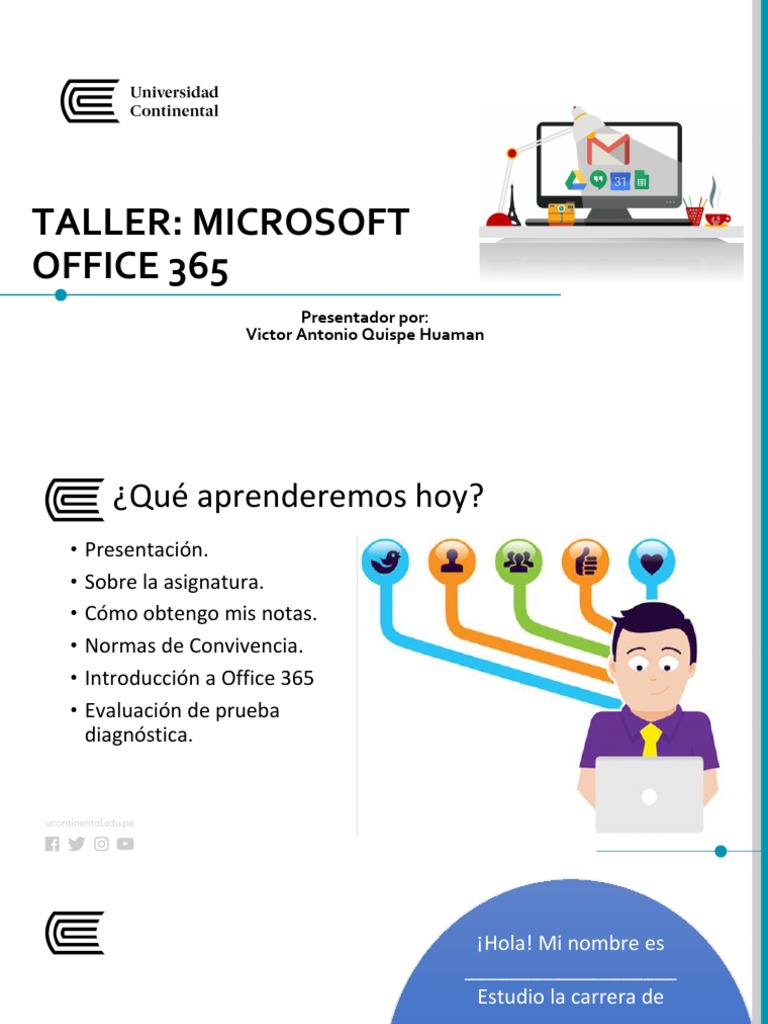 Taller de Microsoft Office 365 | PDF | Microsoft Office | Chat en linea
