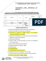 Checklist Mineração Saibro Cascalho