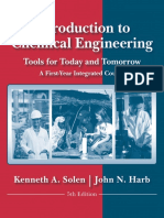Introduction To Chemical Engineering Tools For Today and Tomorrow1pdf