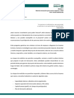 Info Etapas de Medición - M4 Innovación Nuevos Negocios - Prof. Cristian Balmaceda