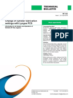 CYLINDER LUBRICATION SETTING - rt-163 - Issue1