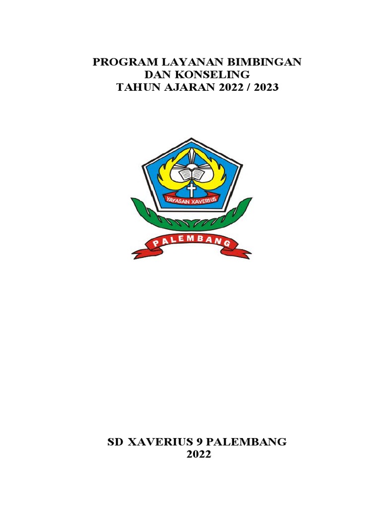 Program BK SD Xaverius 9 Palembang | PDF
