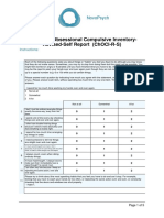 Children's Obsessional Compulsive Inventory-Revised-Self Report (ChOCI-R-S)