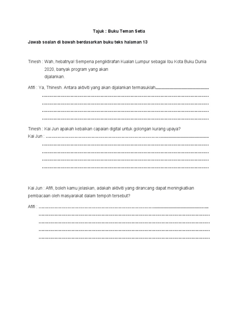 Latihan Tahun 5 | PDF