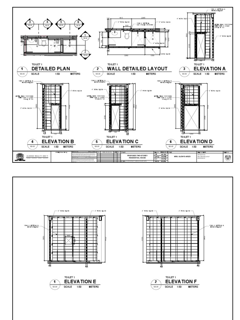 Toilet details pdf architect