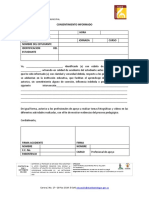 Formato No. 1 - Consentimiento Informado (Formato SEM)