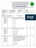 Bank Soal Matematika Ma