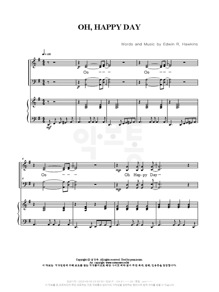 Oh Happy Day | PDF