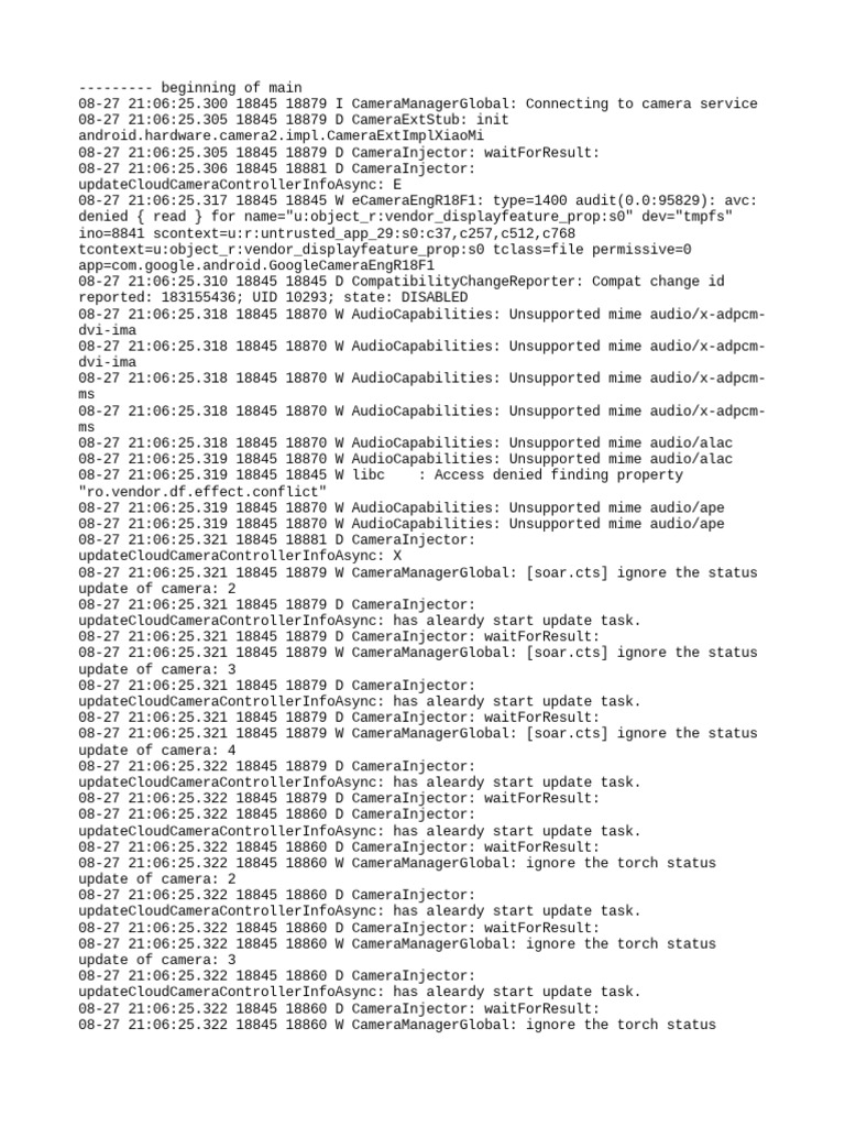 Log Cat 1693145185232 | PDF | Computing | Computer Science