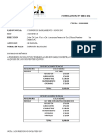 Cotizacion Mca