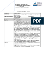 Research Proposal Sample Format