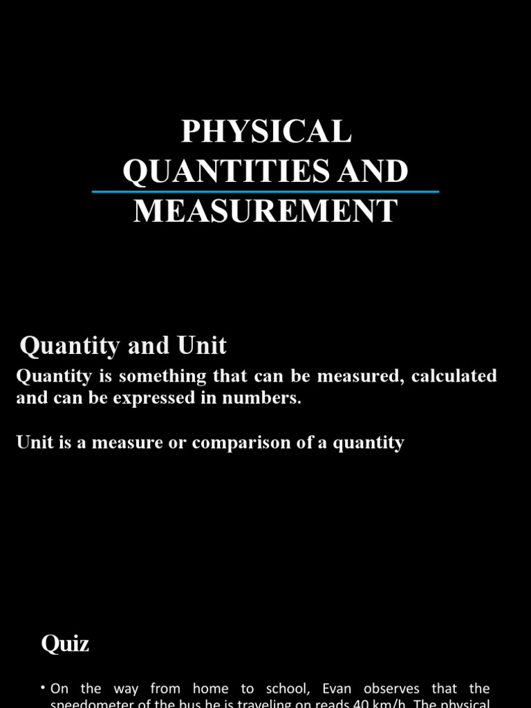 Base Quantities PDF Significant Figures Force