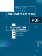 Group 1 Types of Sports and Sports Category