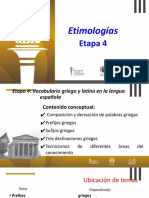 Presentación Etimologías Etapa4