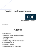 Service Level MGMT