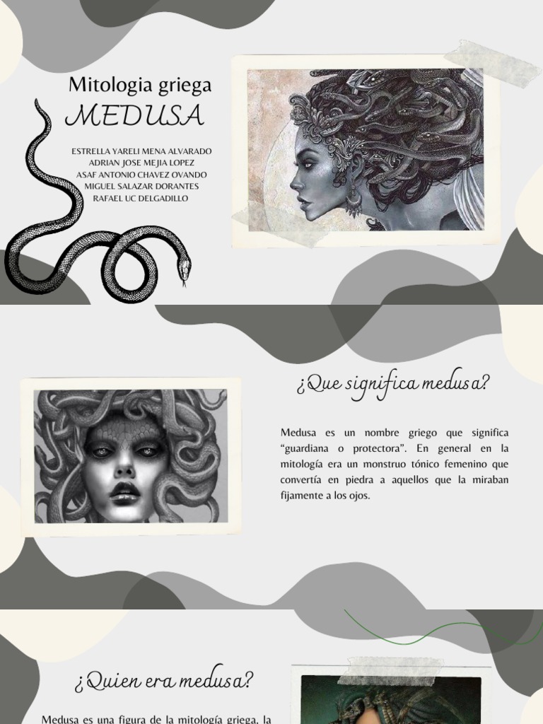 Medusa Mitología Griega Descargar Gratis Pdf Medusa Atenea