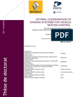 2019 Optimal Coordination of Chassis Systems For Vehicle Motion Control